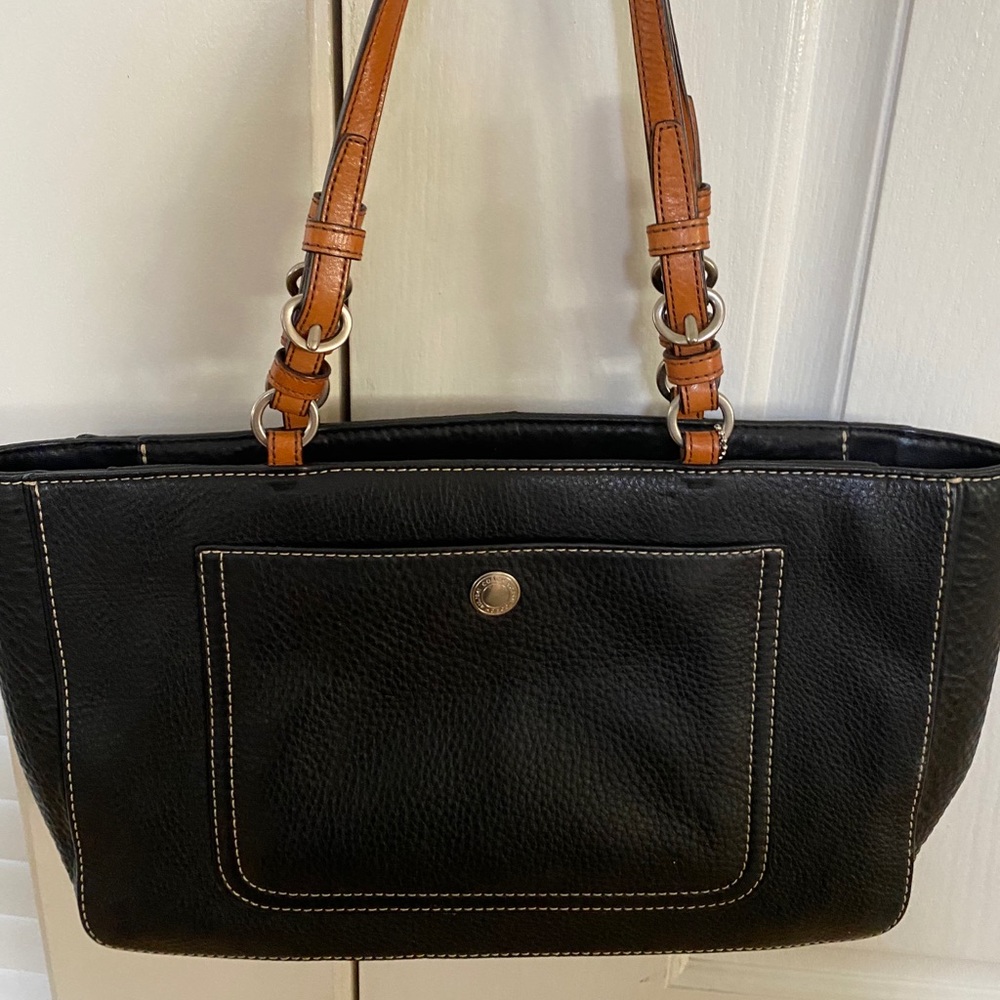 Coach Chelsea pebbled tote and wallet